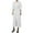 White, variant on gakvbuo Women's Fashion Round Neck Loose Long Sleeve Solid Mid-Calf Dress Long Dress