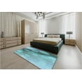 thumbnail image 4 of Ahgly Company Indoor Square Patterned Deep-Sea Green Area Rugs, 4' Square, 4 of 6