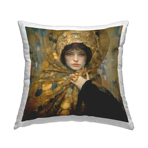 Stupell Industries Opulent Fashion Woman Decorative Printed Throw Pillow Design by RB