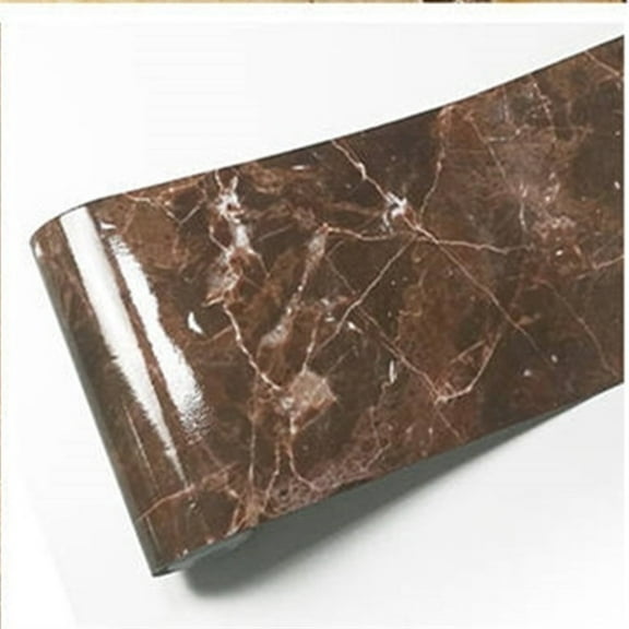 5M Waterproof Waistline Wall Corner Sticker PVC Self Adhesive Marble Wallpaper Border Roll Skirting Line Home Decorative Film