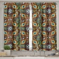 thumbnail image 2 of Ambesonne Traditional Valance & Curtain, Folklore, 55"x36", Multicolor, 2 of 6