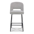thumbnail image 2 of Maddie Home 27" Fabric Counter Height Barstool in Gray (Set of 2), 2 of 5
