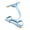 Blue, variant on awjaisca Pedal Resistance Band with Handle, 10-Tube Pedal Ankle Puller Exerciser, Multifunction Tension Rope for Arm, Leg, Waist, Shoulder Training