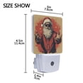 thumbnail image 4 of WOBOGO Santaclos with Outstretched Hands LED Night Light 2 Pcs Set 0.5 Watt Wall Plug in Dusk to Dawn Automatic Switch Soft White Light, 4 of 7
