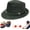 Army Green-b, variant on 2026 New Unisex Summer Breathable Mesh Pork Pie Hat, UPF50+ Roll-Brim Trilby Fedora Sun Hat, Lightweight Beach Travel Party