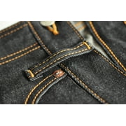 SAUCE ZHAN 315XX Men's Jeans Indigo Sanforized Selvedge Denim Jeans Regular Fit Taper Leg 14.5 oz