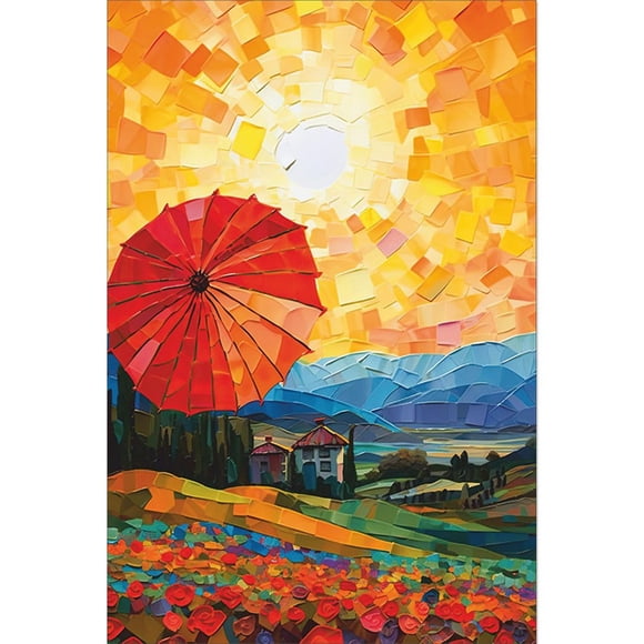 Beautiful Scenery Canvas Unframed Wall Art Painting Decoration (12x18inch)