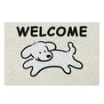 thumbnail image 1 of Front Door Mat, Home Decoration Mud Scraping Cuttable Welcome Cute Door Mat  For Bedroom, 1 of 8