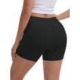thumbnail image 2 of DARING DIVA Women's Seamless Tummy Control Half Slip Shorts S Black, 2 of 6