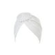 thumbnail image 2 of Qarigey Turbante tejido nudo estilo étnico musulmán Hijab sombrero Donut cubierta diadema gorras Bonnet decoración del cabello para Sombreros Blanco, 2 of 6