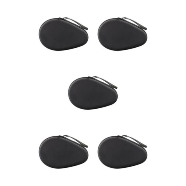 Wweixi Versatile Table Tennis Racket Case Resilient and Long-lasting for Outdoor Practice Black 18 x 28 x 7.5cm 5Set