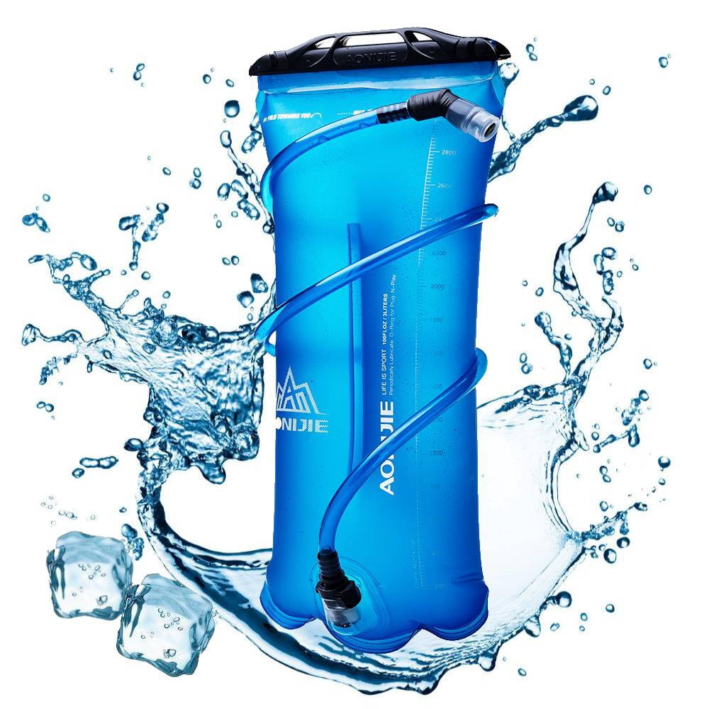 Poche D’hydratation AONIJIE – 1/1,5/2/3 L – PEVA Sans BPA – Tuyau 105 Cm – Pour Rando, Running, Vélo