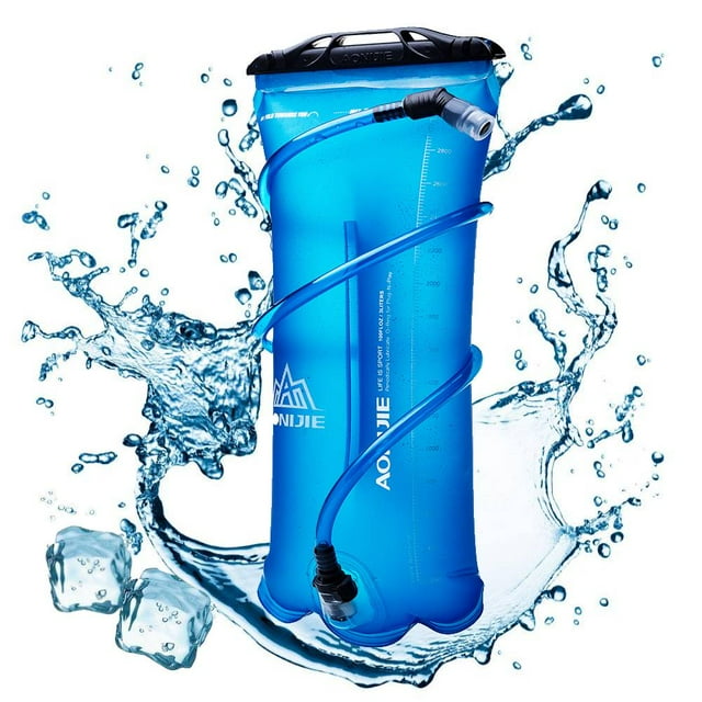 AONIJIE Vessie d'Hydratation Réservoir d'Eau 3 L, Sac Vessie de Stockage d'Eau Étanche, Sans BPA, Grande Ouverture, pour la Randonnée le Camping la Course