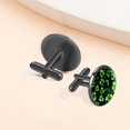 thumbnail image 6 of Saint Patrick's Day Stainless Steel Men's Cufflinks Set, for Dress Shirts, with Shirt Clip, Ideal for Formal Events, 6 of 6