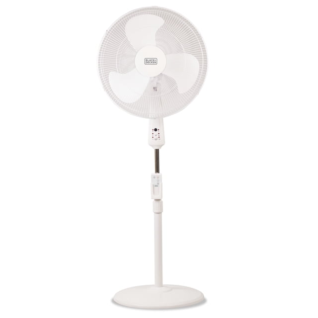Ventilador de Pie BLACK+DECKER BFSR18W 18' con Mando a Distancia Blanco