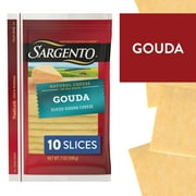 Sargento Sliced Gouda Natural Cheese, 10 slices