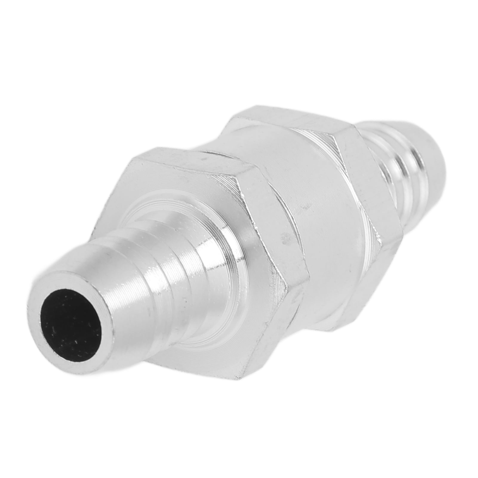 Tebru Fuel Line Check Valve,Non Return One Way Check Valve Aluminum