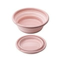 thumbnail image 1 of Lavabo portátil plegable, cubo plegable para acampar, pescar, lavar el coche, lavabo de agua, tamaño mini (rosa), 1 of 7