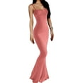 thumbnail image 1 of Robe Longue Décontractée pour Femme, Aguichant, Sans Manches, Dos Nu, Moulante, Maxi, Été 2023, Ajustée, Élégante, 1 of 5