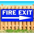 thumbnail image 1 of Fire Exit 13 oz Vinyl Banner With Metal Grommets, 1 of 4
