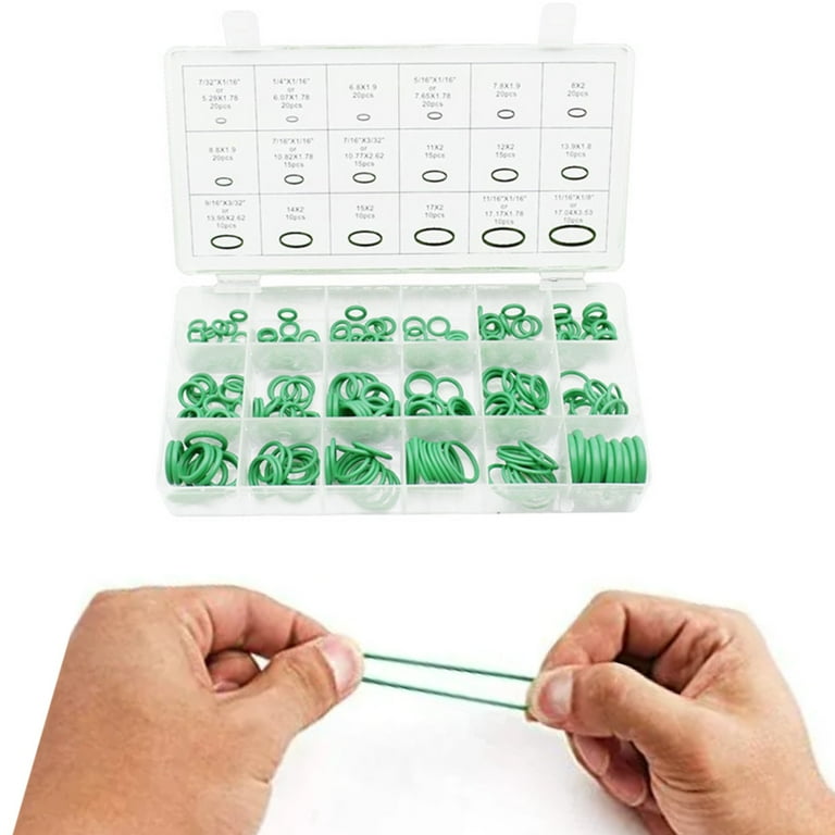 540PCS Metric Rubber O-Ring Washer Assortment Kit Gasket Automotive Seal Set - Foto 2