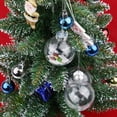thumbnail image 5 of 2.8" Clear Christmas Ornaments Balls,Hanging Clear Plastic Fillable Ornaments,DIY Christmas Balls for Christmas Tree,Wedding Birthday Party Decorations,Creative Gifts(70 mm), 5 of 9