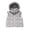 Grey, variant on Boys Girls Hooded Puffer Vest Lightweight Sleeveless Padded Down Waistcoat Winter Outdoor Kids Warm Comfy Jackets