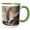 Green/White, variant on 3drose, Red-shouldered Hawk, Bird, Kentucky - Us18 Aje0490 - Adam Jones, 11oz Two-tone Blue Mug