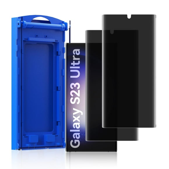 Paquete de 2 protectores de pantalla KUZOOM Anti-Spy para Samsung Galaxy S23 Ultra