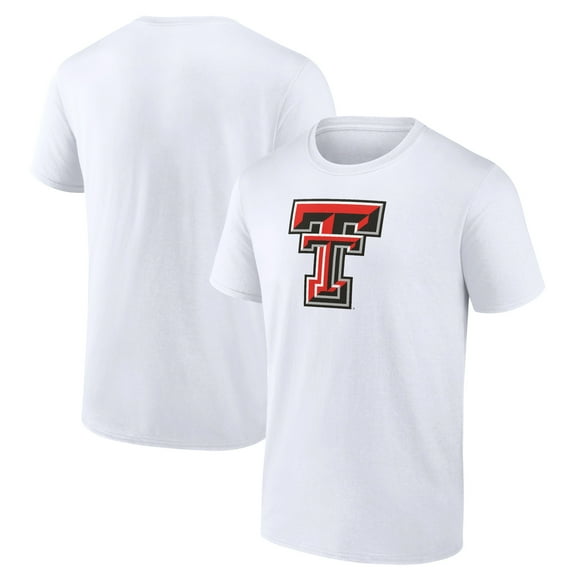 Men's White Texas Tech Red Raiders Logo T-Shirt