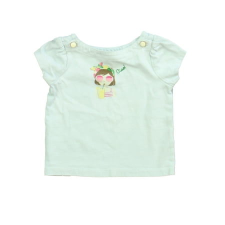 

Pre-owned Janie and Jack Girls Blue T-Shirt size: 12-18 Months
