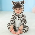 thumbnail image 2 of MZXELPRJD Toddler Romper Animal Themed Winter 3t Girl Clothes Hooded Romper Halloween Camo Onesies Baby Boy 12-18 Month Onesies Onesies 0-3 Months Girl Tuxedo Onesies Baby Boy, 2 of 6