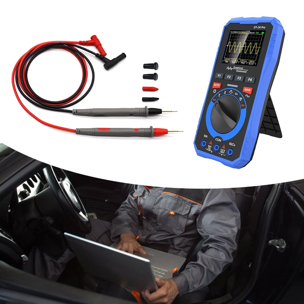 Digital Multimeter & Oscilloscope Tool Observation Area 49x36.7mm Portable for Laboratory Experiments Electrical Testing