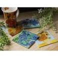 thumbnail image 3 of CARMANI CR-195-0151 Glass Coasters With Vincent van Gogh Paintings 4.1x4.1 in Flowers, Set Of 4, Post-Impressionism, 3 of 4