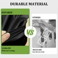 thumbnail image 3 of JIAN YA NA RV Roof Cover, Waterproof Oxford Fabric Caravan Top Cover, Outdoor Anti-falling Leaves Sunshade for Motorhome, Caravan, RV & Trailer (Black, 31x9.8ft), 3 of 19