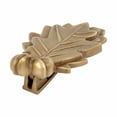 thumbnail image 5 of Renovators Supply Door Knockers for Front Door 6" Antique Brass Finish Solid Brass Oak Leaf Design Door Knocker w/Screws, 5 of 8