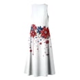 thumbnail image 6 of VBVC Women's Floral V-Neck Sleeveless Maxi Dress,Button Detail Loose Flowy Dress For Women,Ladies' Casual Patriotic Summer Sundress with Pockets,Multicolor,S-3XL, 6 of 8