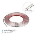 thumbnail image 3 of REGALWOVEN Flexible Molding Trim Self Adhesive, Peel and Stick Metallic Mirror Frame Silver 10Ftx0.31Inch, 3 of 7