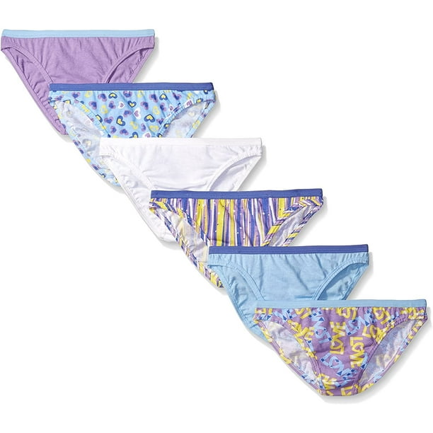  Fruit of the Loom Little Girls' Bikini, Assorted, 4(Pack of 9):  Clothing, Shoes & Jewelry