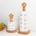 thumbnail image 4 of Paper Holder Flower Shape Top Eco-friendly Anti-slip Standing Tissue Roll Paper Stand For Home - Jxlgv, 4 of 5