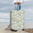 thumbnail image 3 of Lsque Daisies Flowers Printed Luggage Cover, Travel Luggage Protector,Scratch and Dirt Resistant, Fits 18-32 Inch Luggage - Small, 3 of 9
