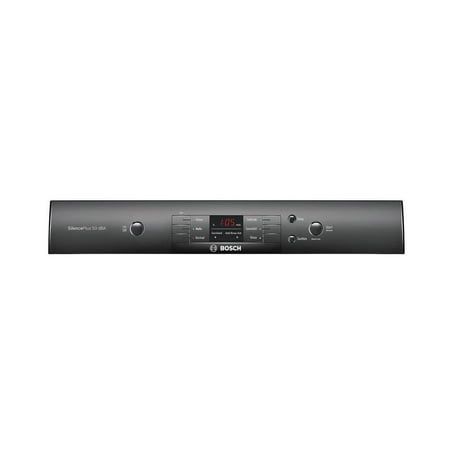Bosch - 100 Series 24" Front Control Built-In Dishwasher with Stainless Steel Tub - Black