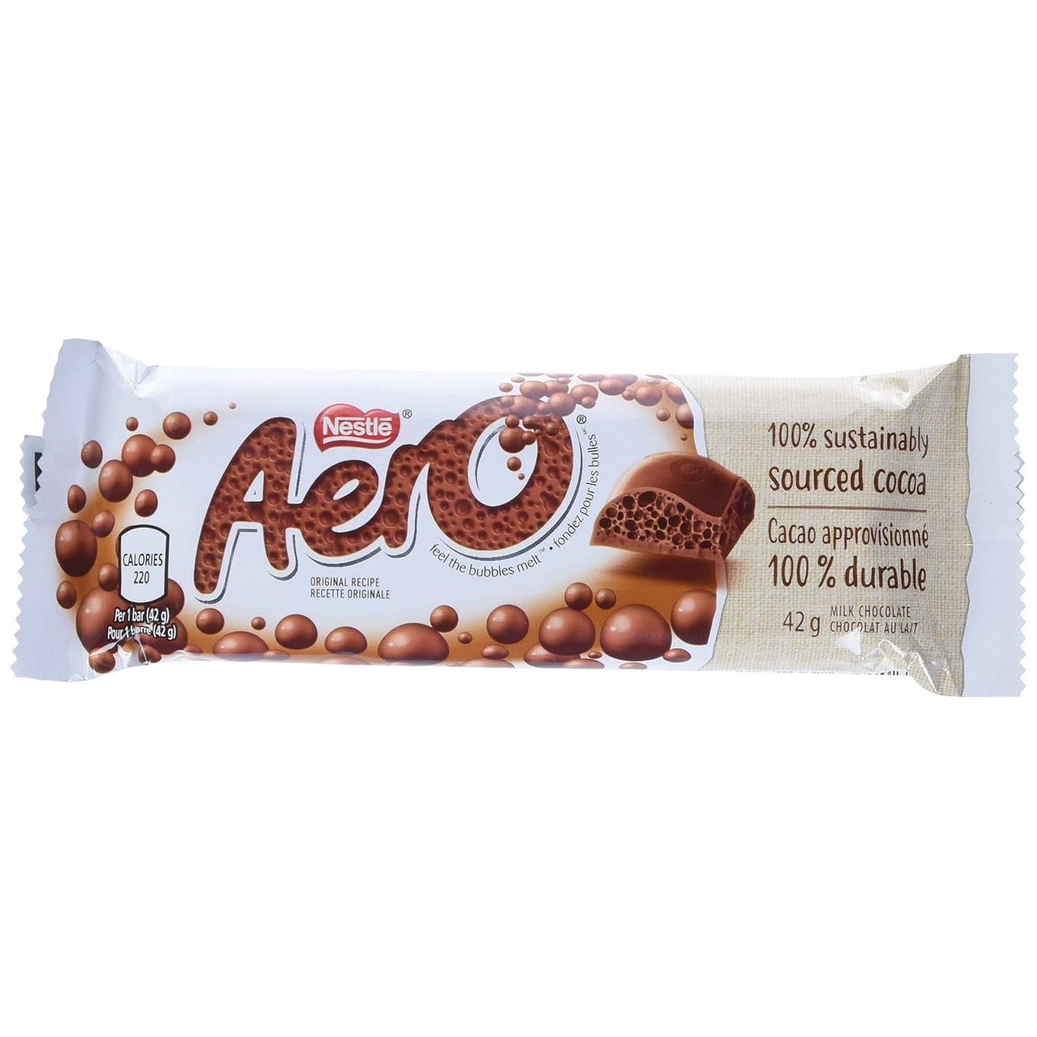 Nestle Aero Chocolate Bars, 24 x 42gram bars (Pack of 24)