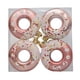 thumbnail image 3 of 4 adornos navideños de donut para árbol de Navidad, colgantes decorativos para fiestas Oro rosa, 3 of 9