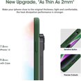 thumbnail image 5 of Liquid Silicone Case for iPhone 14 (6.1''), [Scratch-Resistant, Anti-Fingerprint, Shockproof] Protective Slim Fit Phone Case, 4-Layer Cover with Microfiber Lining, Silky-Soft Touch, Green, 5 of 14