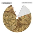 thumbnail image 2 of Sikiie World Map1 30-48 inches {designName} Print Christmas Tree Skirt Snowman Xmas Tree Skirt with Edge Christmas Decorations for Holiday Party48", 2 of 7
