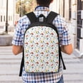 thumbnail image 5 of Xecao Geometric Retro print Travel Backpack, Large Computer Backpack for Men Women, College School Rucksack Book Bag, 5 of 5