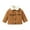 Brown, variant on ZCFZJW Baby Boys Girls Corduroy Trucker Jacket Kids Toddler Sherpa Lined Top Lapel Button Down Thicked Warm Coat Winter Outerwear(Khaki,2-3 Years)