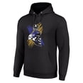 thumbnail image 2 of Men's Starter Black Baltimore Ravens Player X Fleece Pullover Hoodie, 2 of 3