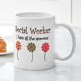 thumbnail image 3 of CafePress - Social Worker Mug - 11 oz Ceramic Mug - Novelty Coffee Tea Cup, 3 of 4